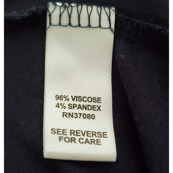 CATO Button 3/4 Sleeve Top - Small - Navy Blue - Picture 5 of 5